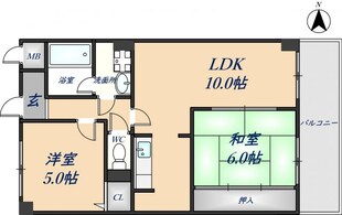 グランドールYの物件間取画像